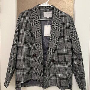 New Petite Studio NYC Plaid "Jane" Blazer - Size XS